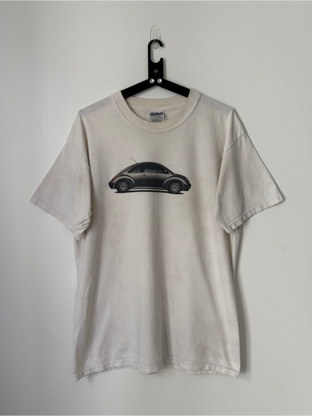 Vintage beetle Volkswagen Men's white Graphic T-Shirt - Car Print